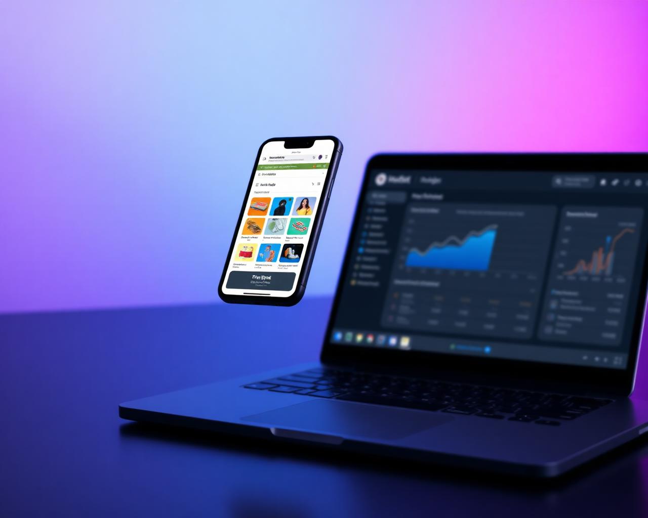 Cartloop storefront on mobile and desktop